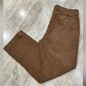 Brooks Brothers Men’s Brown Corduroy Pants Size 35x30 | Classic Everyday Wear